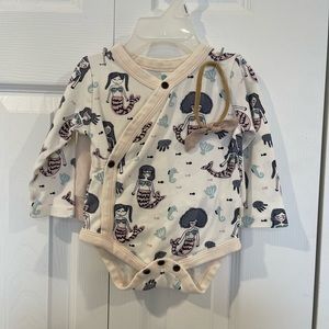 Finn + Emma mermaid bodysuit 6-9m